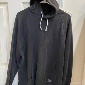 Abercrombie & Fitch Navy Blue Soft Fleece Hoodie Sweatshirt Size XL